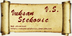 Vuksan Steković vizit kartica